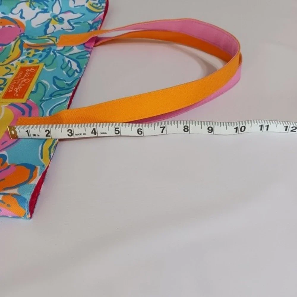 Lilly Pulitzer Estee Lauder Floral Canvas Bag GWP - Picture 7 of 11
